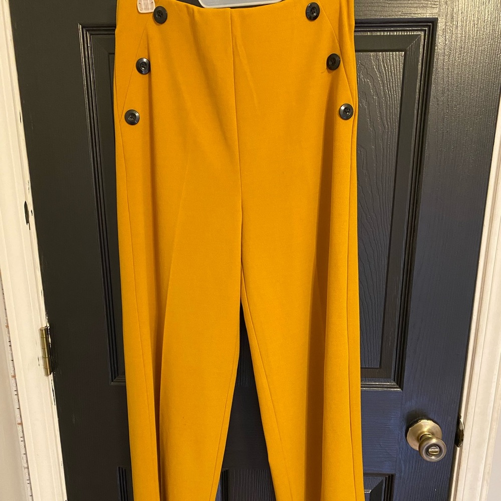 Mustard yellow pants